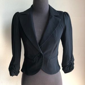 Xoxo sz S cute cropped work career blazer